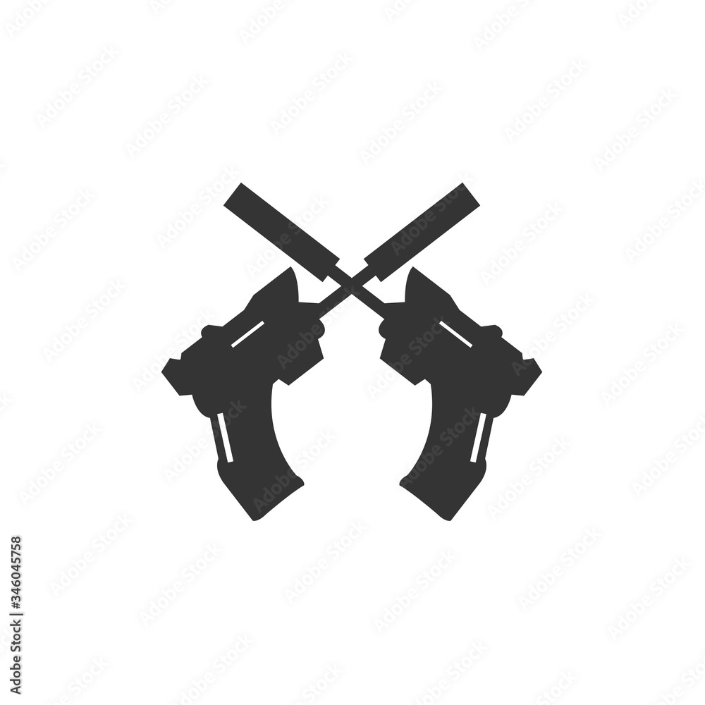 guns icon vector illustration design guns icon vector illustration design