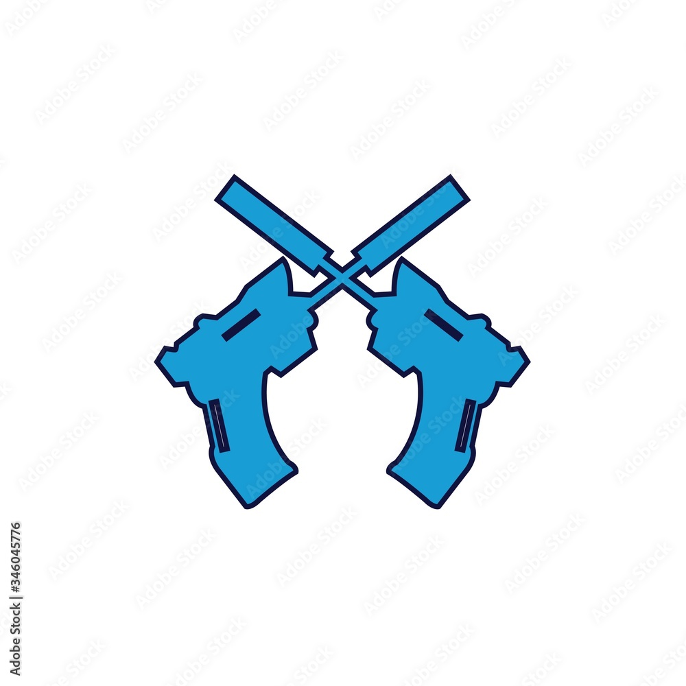 guns icon vector illustration design guns icon vector illustration design