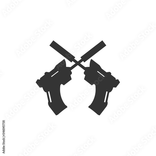 guns icon vector illustration design