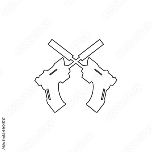 guns icon vector illustration design
