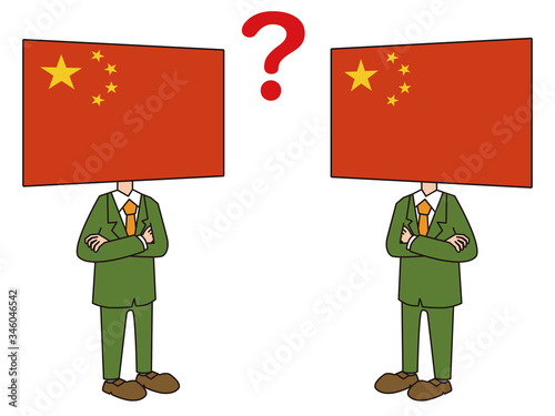 中国　国旗　キャラクター　疑問