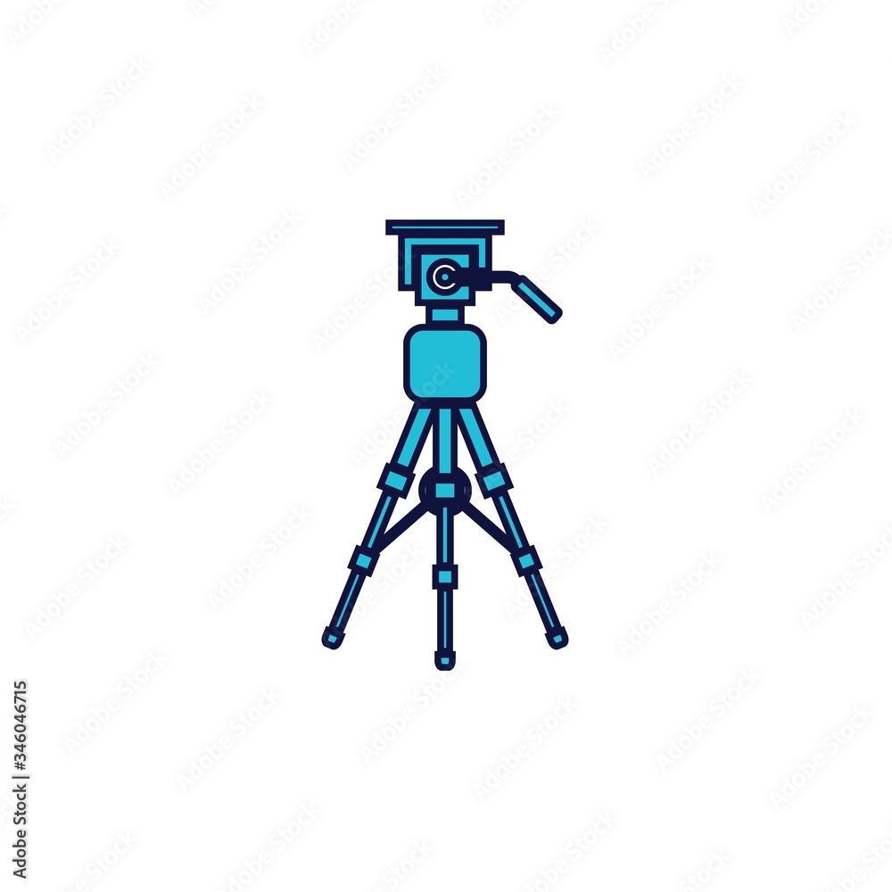 camera tripod stand icon vector illustration design camera tripod stand icon vector illustration design