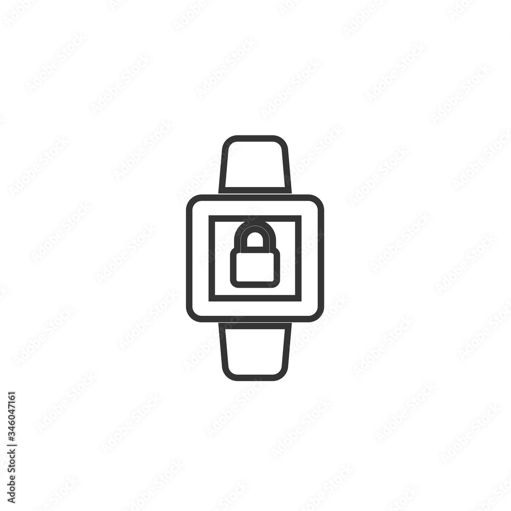 wrist watch security icon vector illustration design wrist watch security icon vector illustration design