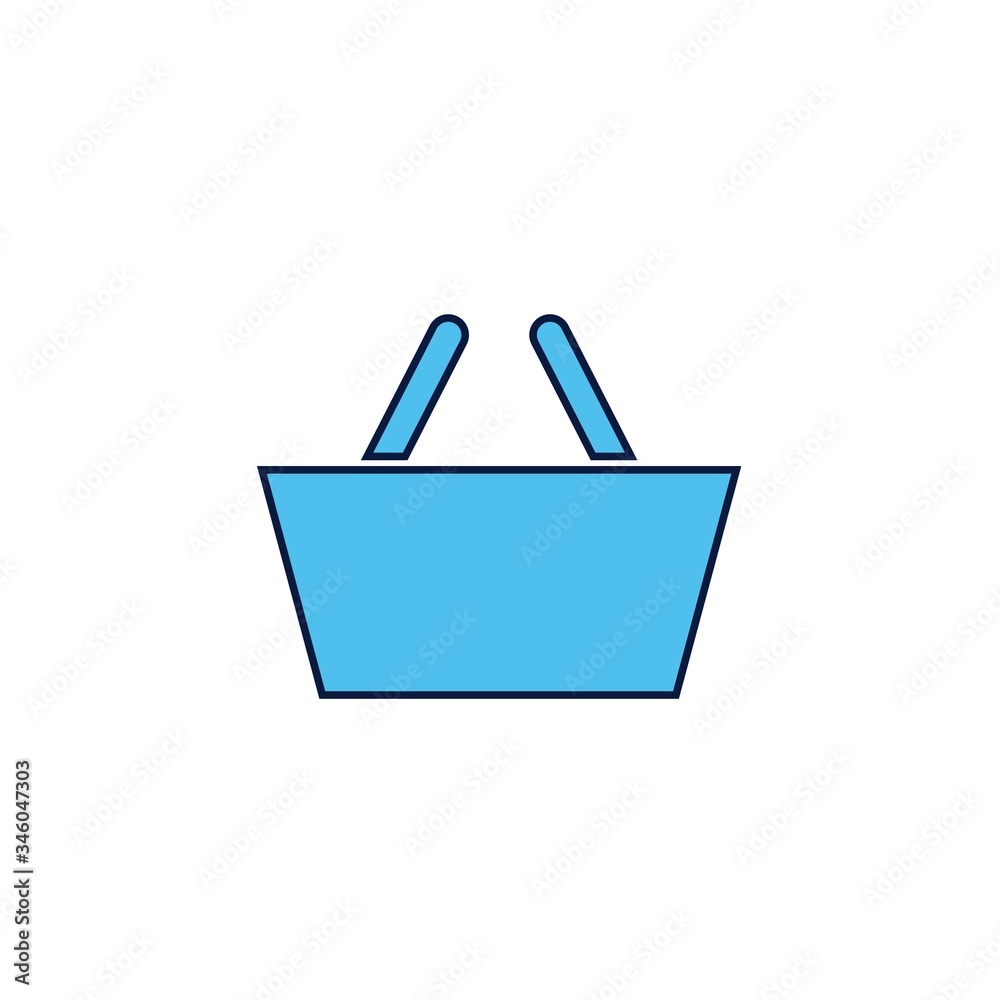 shopping basket icon vector illustration design shopping basket icon vector illustration design