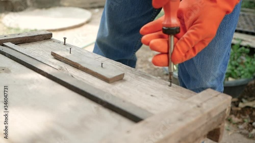 Wallpaper Mural Asian beekeeper man in a white protective suit is harvesting with honeycomb full of golden honey in farm. Honey picking process. Concept of apiculture, beekeeping process. Torontodigital.ca