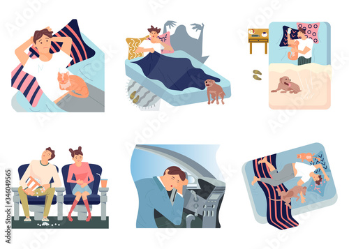 Sleepy man concept series