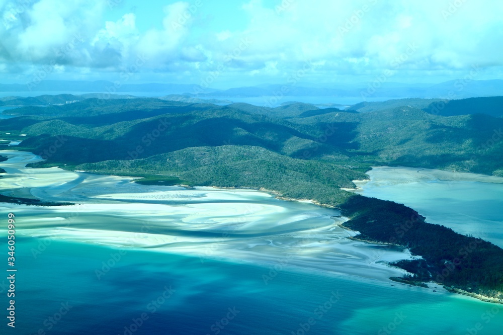 Whitsunday Islands in QLD Australia     