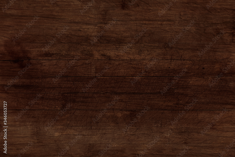 High resolution old wooden texture and background. Brown old oak wood table surface with knots and scratches. Dark wooden background for serving food. High resolution old wooden texture and background. Brown old oak wood table surface with knots and scratches. Dark wooden background for serving food.