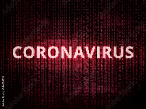 Coronavirus disease COVID-19 infection medical in vector background. China pathogen respiratory influenza covid virus cells.  Coronavirus disease named COVID-19 in vector illustration.