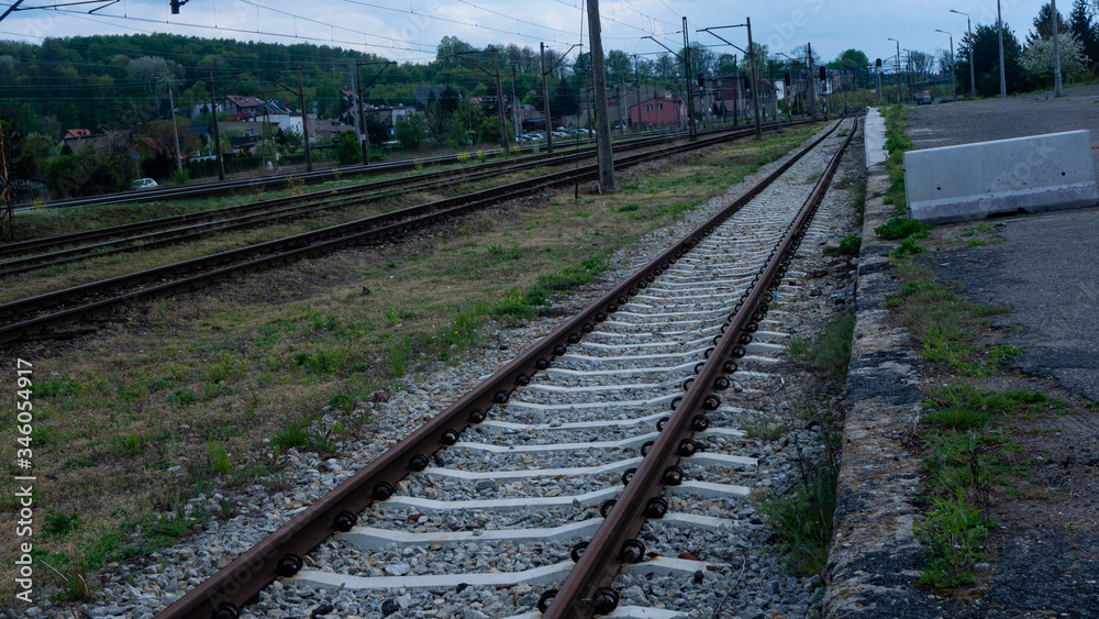
Railroad tracks