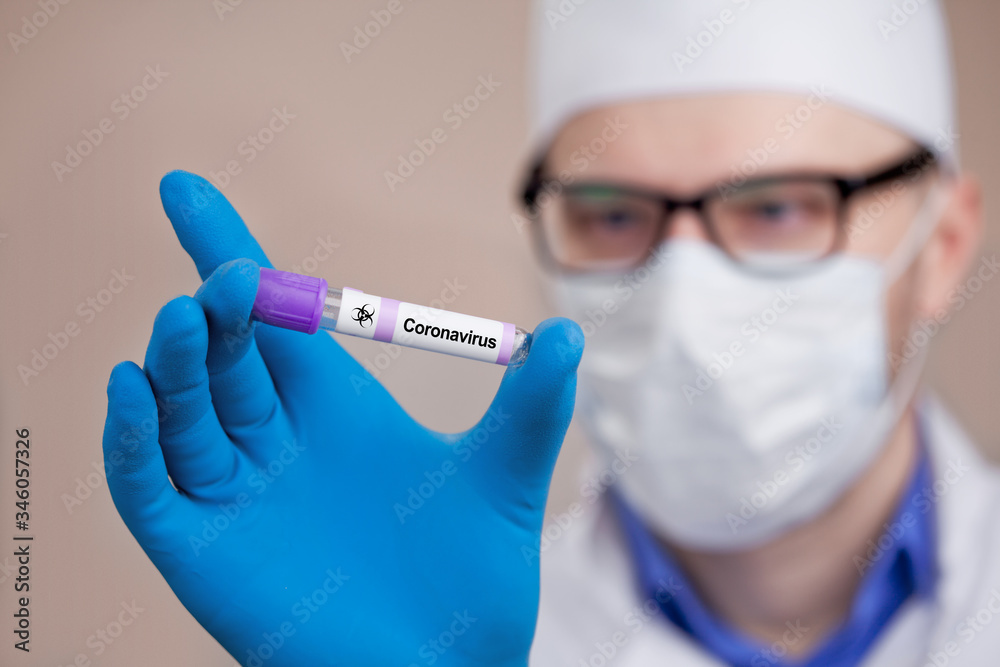 Coronavirus 2019-nCoV Blood Sample.