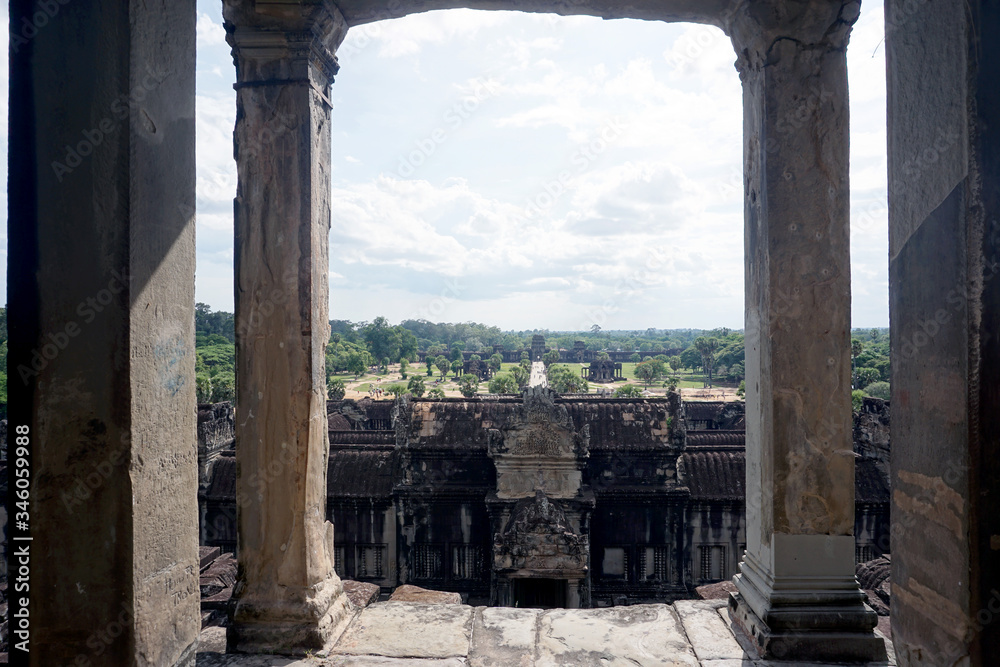 Fototapeta premium CAMBODIA:Siem Reap 遺跡の風景８ カンボジア：シェムリアップ 海外旅行、世界一周