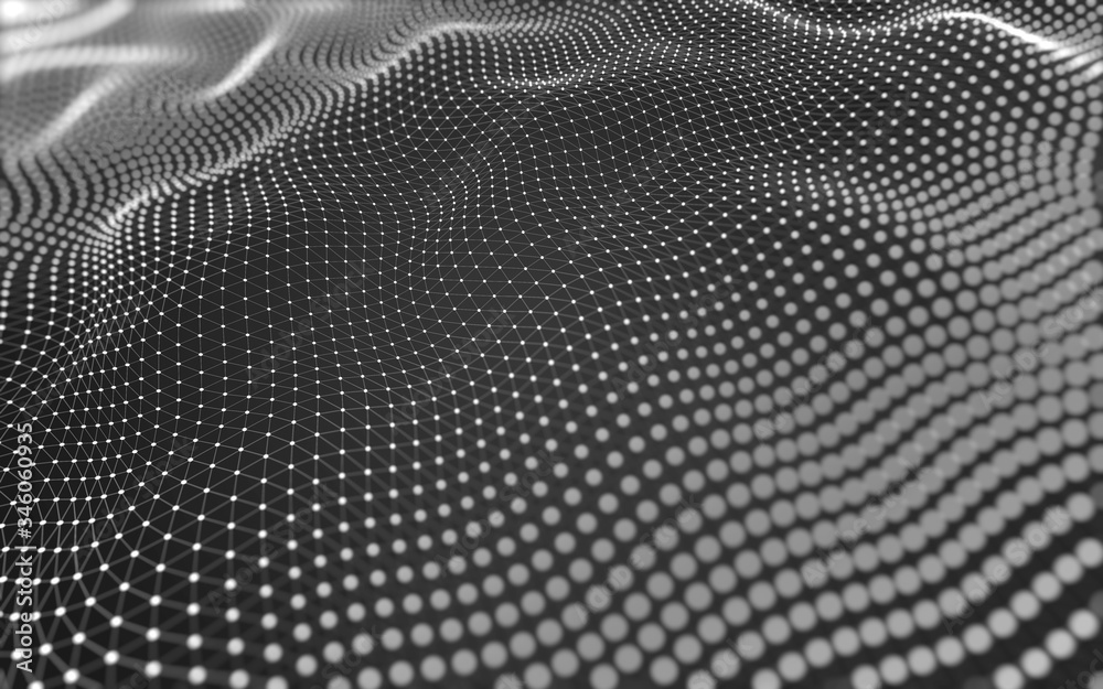 Abstract background. Molecules technology with polygonal shapes, connecting dots and lines. Connection structure. Big data visualization. Abstract background. Molecules technology with polygonal shapes, connecting dots and lines. Connection structure. Big data visualization.