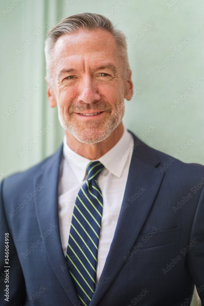 Portrait of a handsome mature confident businessman Portrait of a handsome mature confident businessman