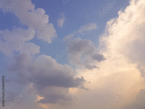beautiful dramatic blue sky with clouds © Vijayvarma