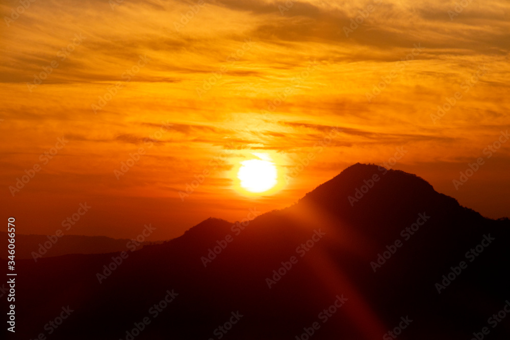 Phu Thok sunrise in the morning at Loei, Thailand 1