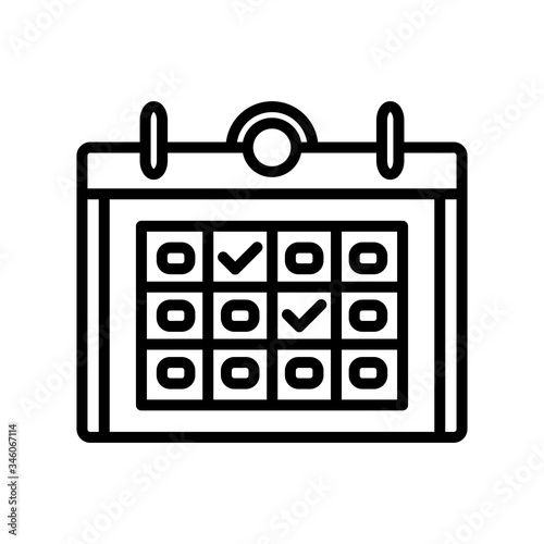 Calender Icon Design Vector Template