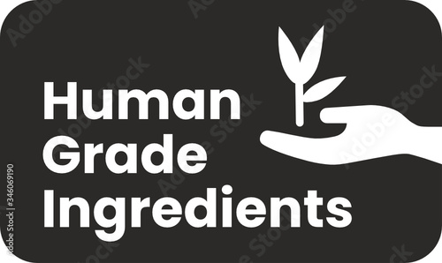 Human Grade Ingredients Icon Symbol