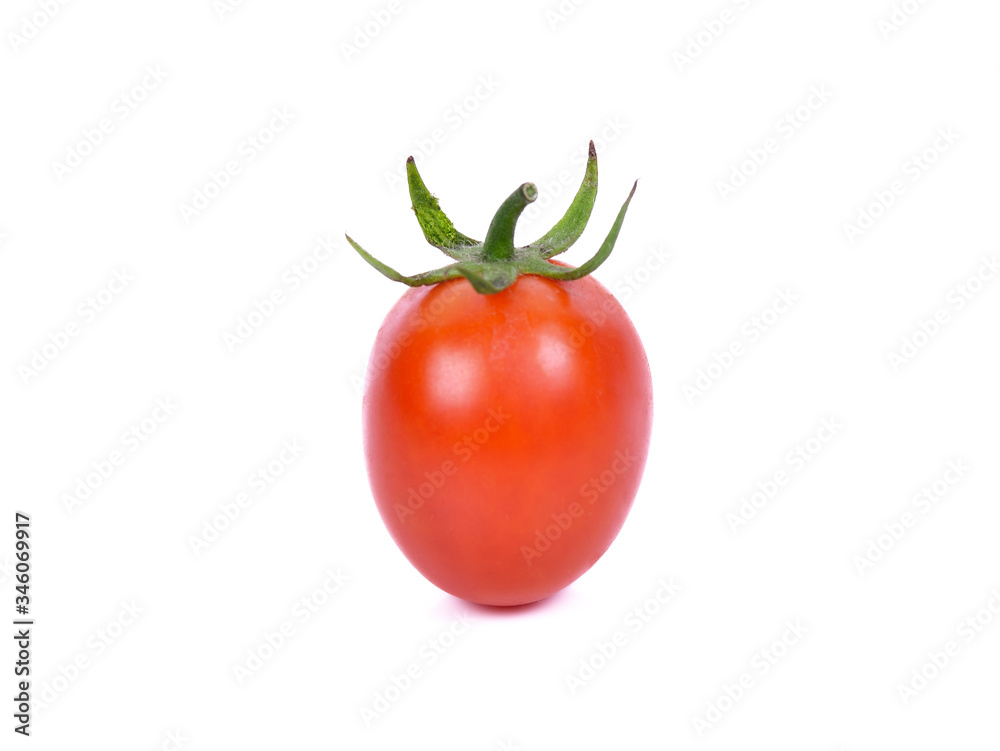 Cherry tomato on a white background Cherry tomato on a white background