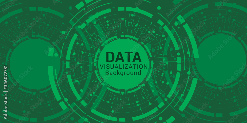 Obraz premium Data complexity representation. Big data concept visualization. Analytics abstract concept. Graphic background
