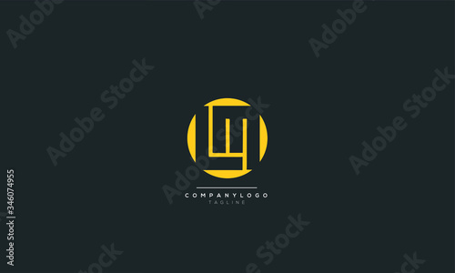LM ML L M Letter Logo Design Icon Vector Symbol