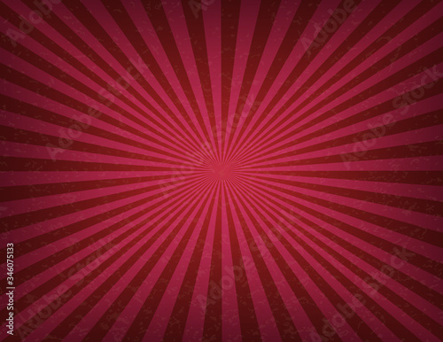 Circus or carnival template of swirl stripes stock banner. Old texture retro cinema sign. Background vector poster image. Decorative background for posters, flyers, social media.