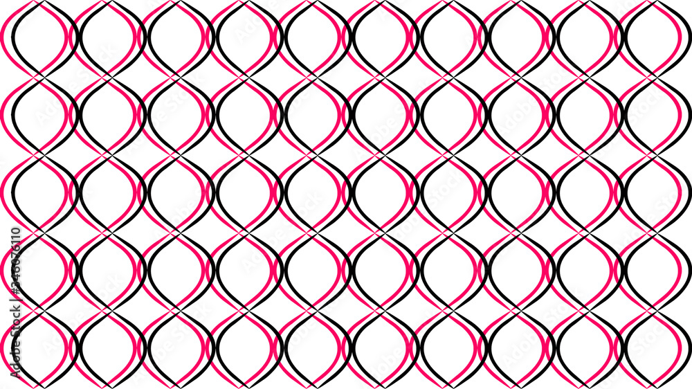 Fototapeta premium Seamless pattern design. Pink black and white color pattern, texture and pattern design.