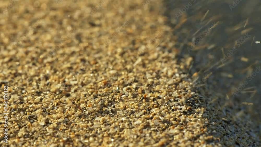 Grains of sand waving in the wind. Abstract view of cereal like grains flying away quickly. Slow motion shot Grains of sand waving in the wind. Abstract view of cereal like grains flying away quickly. Slow motion shot