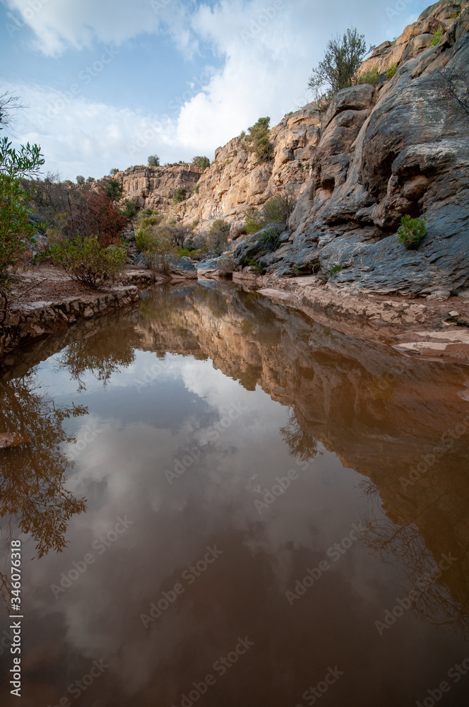 Landscape shot from Jabal Al Khdar (Green mountain) , Nizwa, Oman