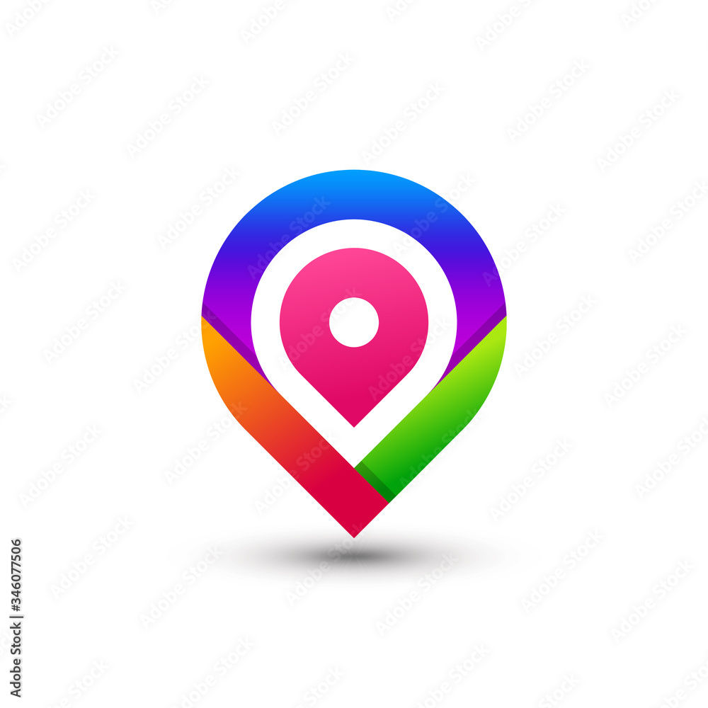Awesome Abstract Gradient Pin Maps Logos Company Modern Logo Design Template Premium Vector Awesome Abstract Gradient Pin Maps Logos Company Modern Logo Design Template Premium Vector