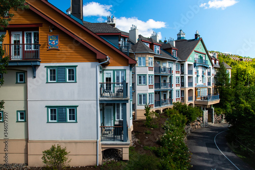 old houses in the village