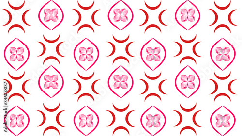 different colored seamless pattern design