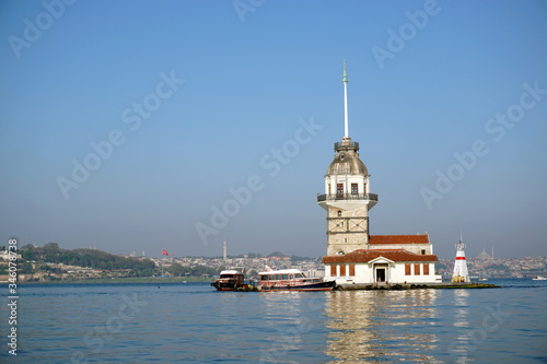 Maiden's tower, symbol of Istanbul, Turkey 