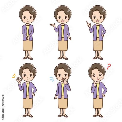 おばあちゃん　ポーズ　バリエーション