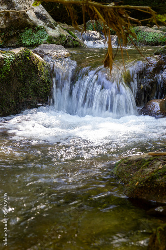 waterfall brook in matese park morcone sassinoro