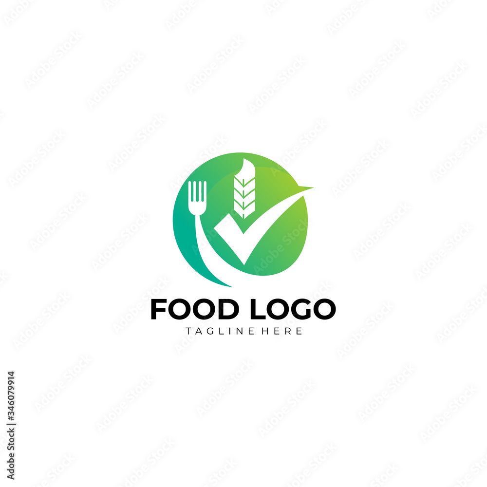 food logo icon vector isolated food logo icon vector isolated