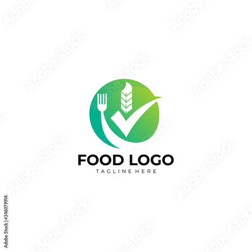 food logo icon vector isolated