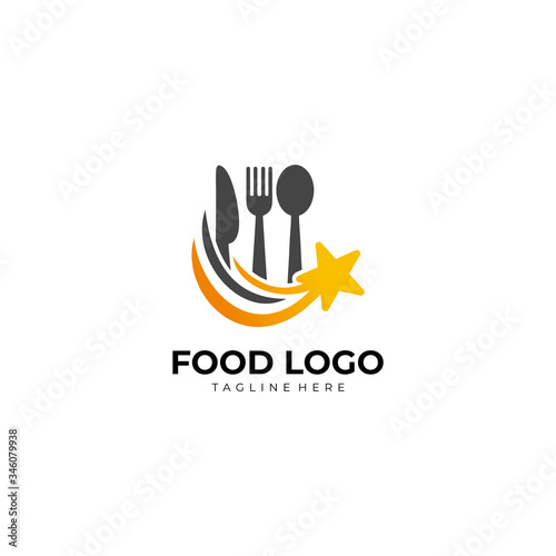 food logo icon vector isolated