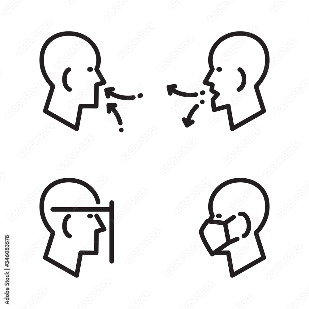 Graphic design of a masked person Graphic design of a masked person