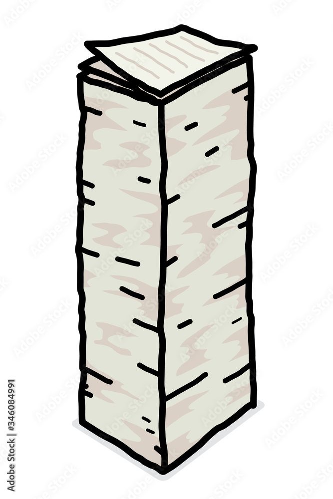 stack papers / cartoon vector and illustration, isolated on white background stack papers / cartoon vector and illustration, isolated on white background