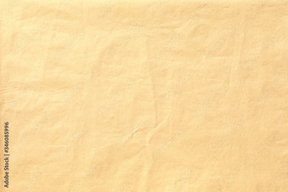 Obraz premium brown crumpled paper background texture