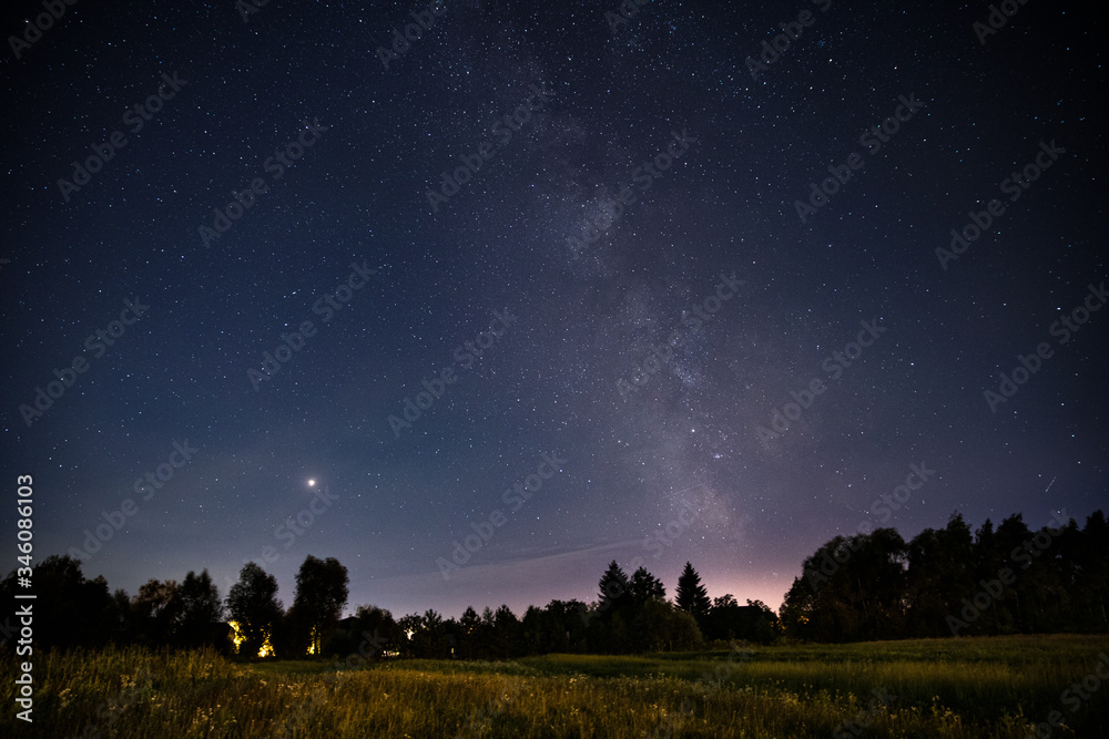 Milky way sky background landscape Milky way sky background landscape