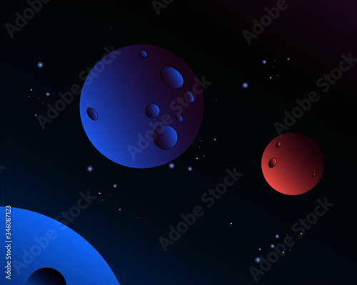 planets and space