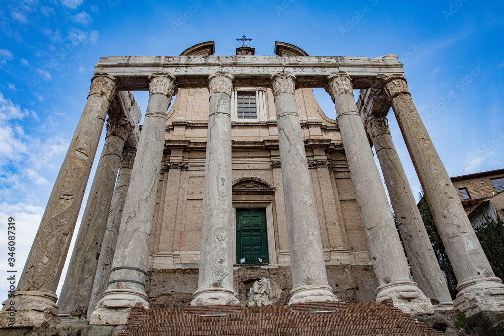 Obraz premium Roman forum in Rome Italy