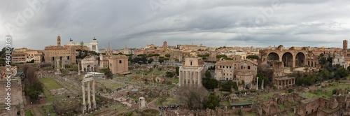 Roman forum in Rome Italy 