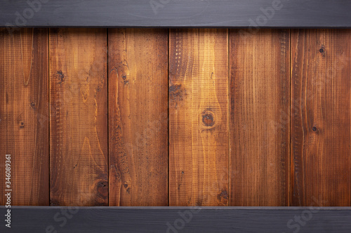 wooden old brown and black plank board