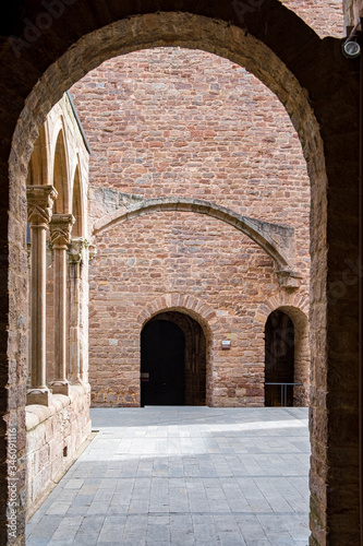 Historical Castle of Cardona in Barcelona  Catalonia.