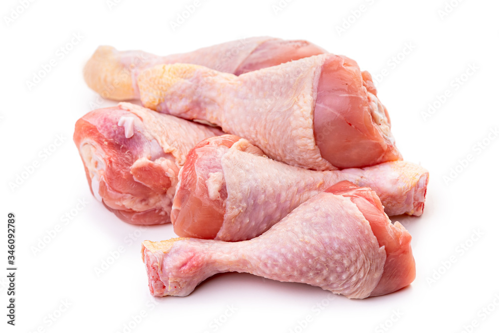 Chicken legs. Isolate on white background