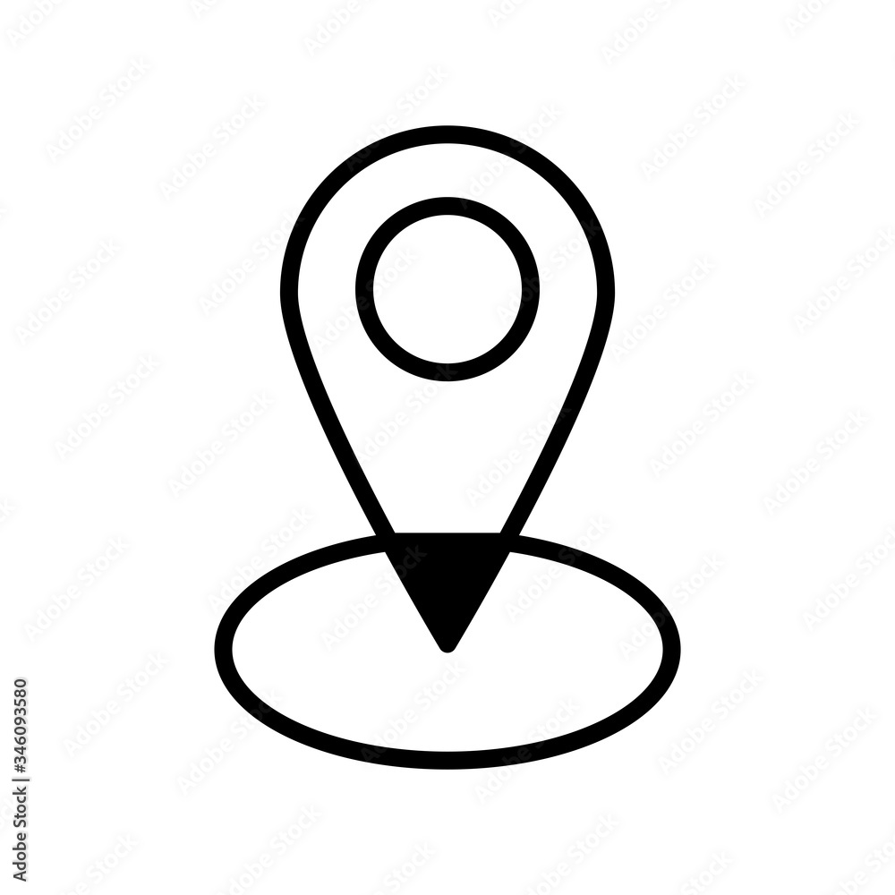 Pin Icon Design Vector Template Pin Icon Design Vector Template