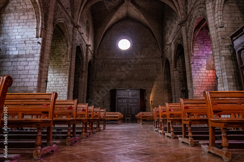 Lombard Romanesque church  Cardona in Barcelona  Catalonia.